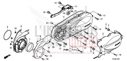PANNEAU CARTER-MOTEUR G. NSS300AD de 2013